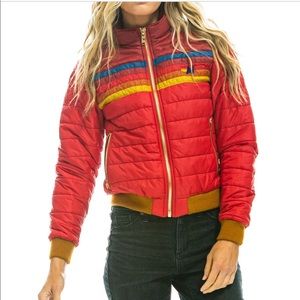 NWT Aviator Nation Journey Jacket Women’s XS red